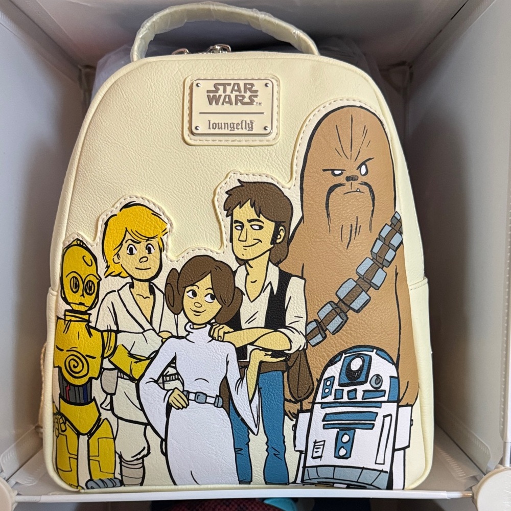 Loungefly Star Wars Cream Character Backpack
